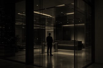 Recepção corporativa com controle de acesso