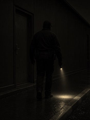 Vigilante desarmado em ronda